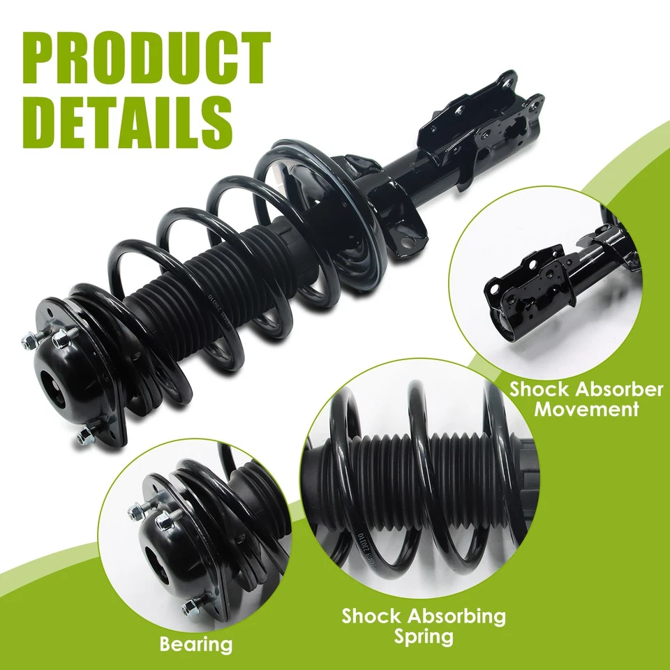 Front Struts Shocks Assembly Set For 2005-2010 Chevrolet HHR Cobalt G5 Pursuit - Изображение 4 из 4