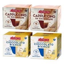 Ristora capsule Dolce Gusto MIX 80pz CAP da ZUCCHERARE + CIOCC BIANCO