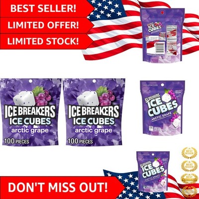 Sugar-Free Arctic Grape Chewing Gum - Perfect for Fresh Breath, 200 Total Pieces