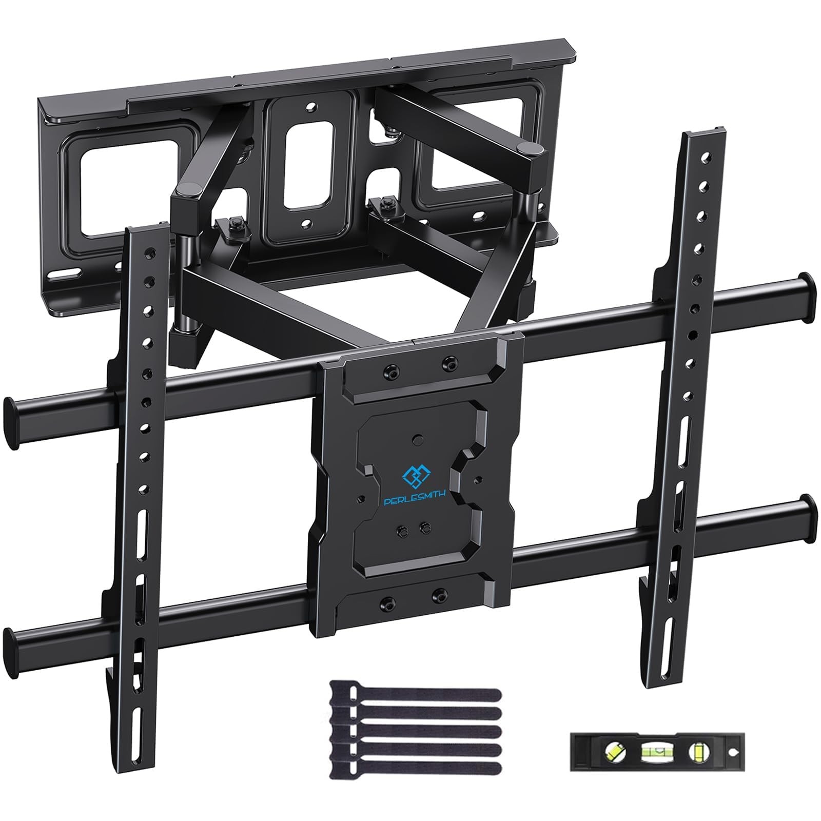 PERLESMITH TV Wall Bracket, for 37-85 Inch TVs up to 60kg, Swivel Tilt Extend TV