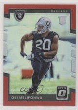 2017 Donruss Optic Rookies Red Prizm 41/99 Obi Melifonwu #141 0c2