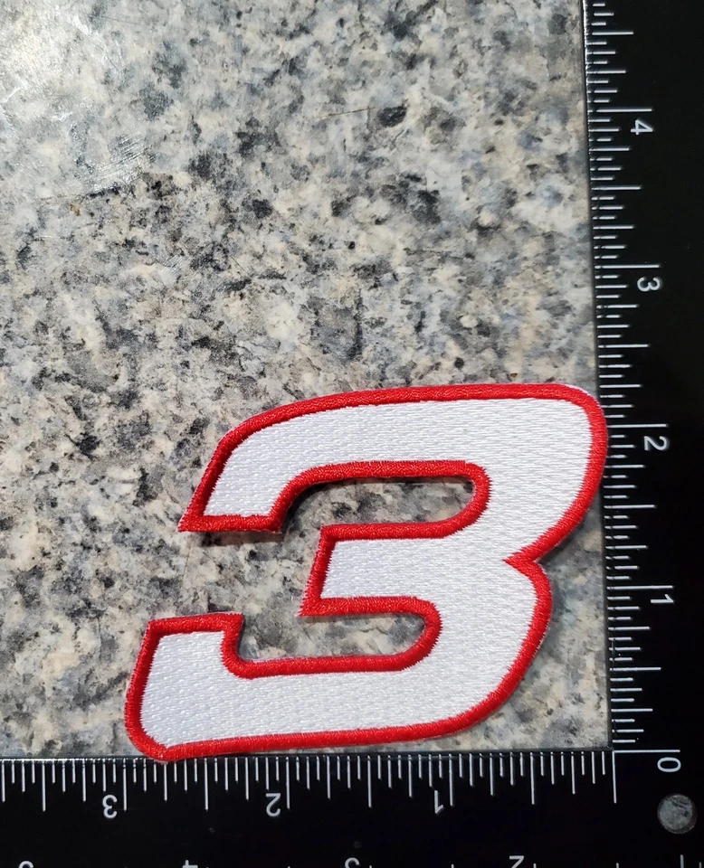 Parche vintage Dale Earnhardt #3. Bordado. Plancha. 3"x2.25" Foto 3 de 4
