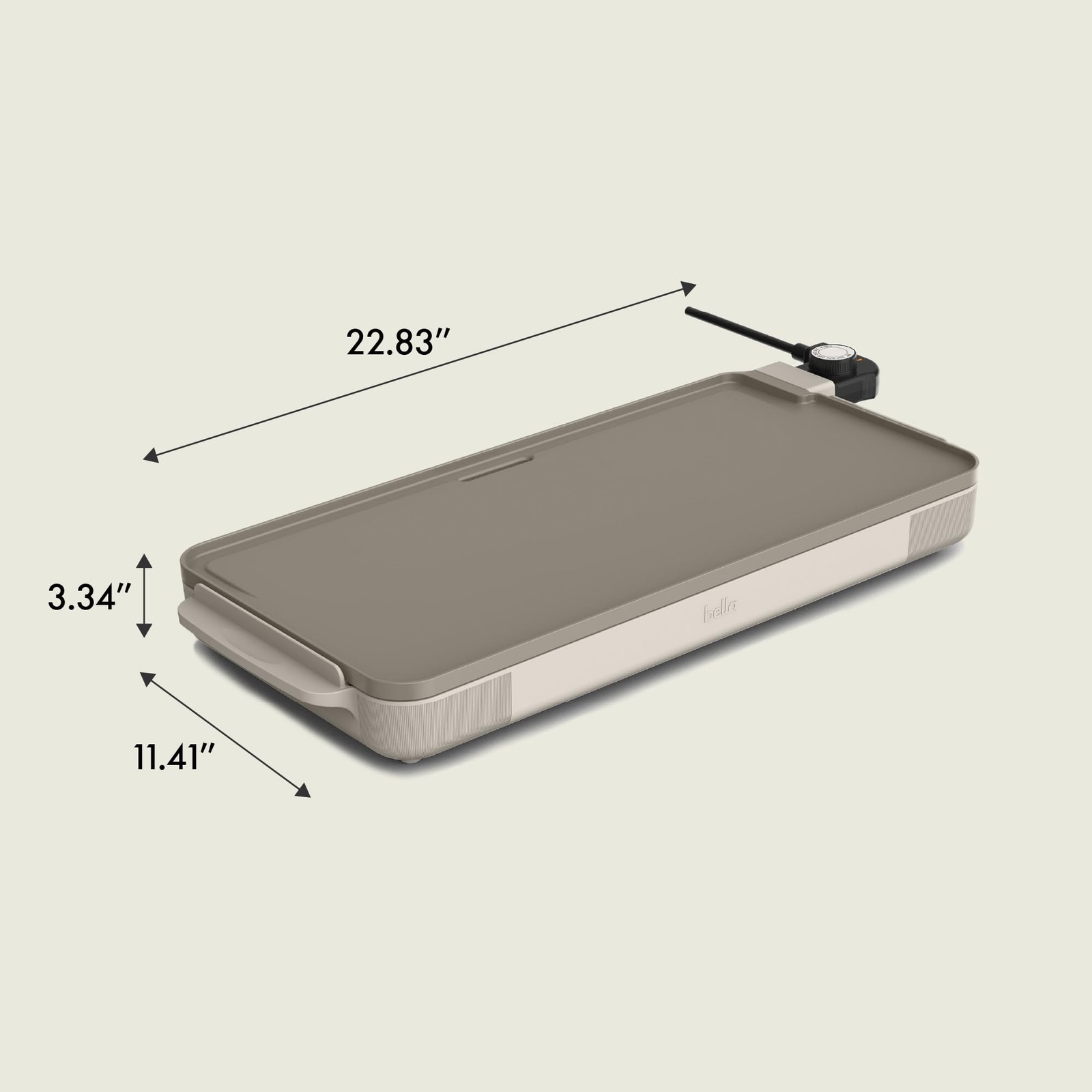 Bella 10 X 20 Electric Griddle Smokeless Nonstick Cooking Surface For Pancake...