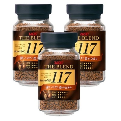 UCC The Blend 117 Jar 90g Instongue coffee x 3