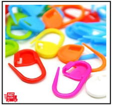 100PC Mix Color Knitting Stitch Counter Crochet Locking Stitch Markers Stitch Ne