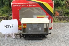 Hornby OO 1:76 R.215 N.E Grey 20 Ton Brake Van Fair-Good FNQHobbys N397