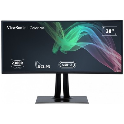 ViewSonic VP3881A 38'' (96 cm) WQHD Monitor, Pantone validiert 100% sRGB Curved