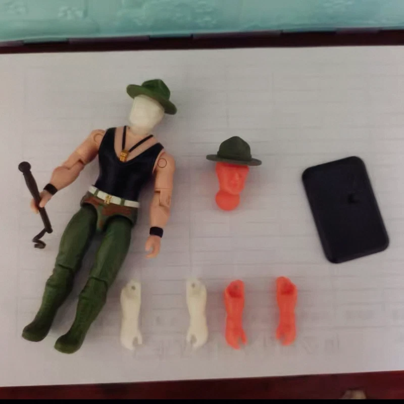 Prototipo Hasbro GI Joe Sgt. Figura de acción Slaughter Mailaway 3,75" juguete TestShot Foto 3 de 3