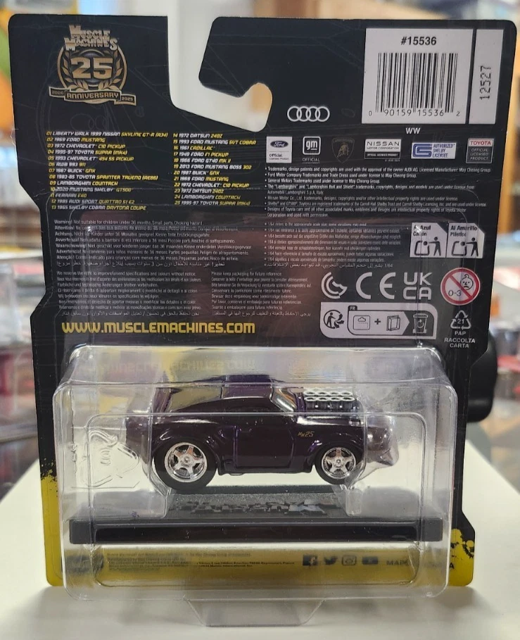 Muscle Machines 25th Anniversary 1969 Ford Mustang Model 21 CHASE - Image 4 of 4