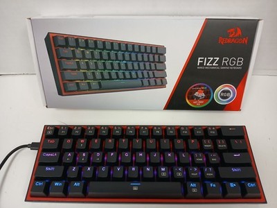 Redragon K617 60% Fizz RGB Wired Mechanical Gaming Keyboard - Black