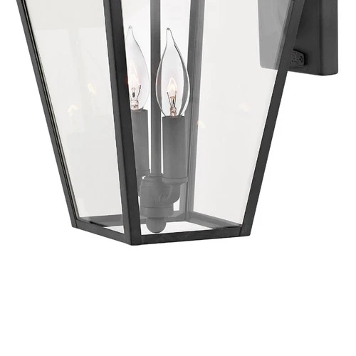 Hinkley Lighting 2564-LL Alford Place 2 Light 18" Tall Open Air - Black - Picture 9 of 10