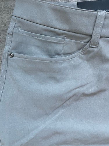 Lululemon Men’s ABC Pant Classic 5 Pocket LM5AQMT Warpstreme 36x37 Silver Sild - Picture 5 of 11