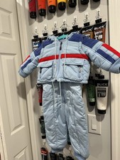 Vintage 1980s Children s London Fog Snow Jacket And Bib Set Size 18M