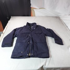 Bulwark Jacket Mens Medium Navy FR Insulated Flame Resistant Quilted Work Coat