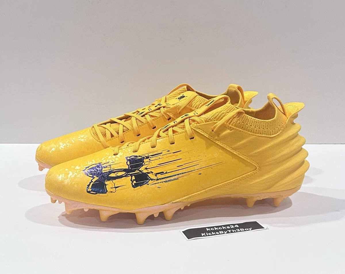 Under armour 13 US Gold Football Shoes & Cleats for Men for 