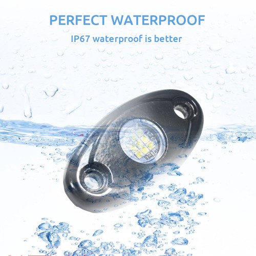 Waterproof LED Bottom Lights for Trucks SUVs For ATVs Offroad Vehicles - Picture 3 of 28