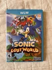 Sonic Lost World (Nintendo Wii U, 2013) Complete! Tested! Sega!!!