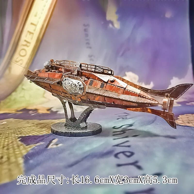 3D Metal Puzzle Nautilus Assembly Model Kit DIY Laser Cut Adults Toys 2022 HOT - Image 3 of 4
