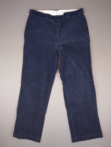 VINTAGE 90s Dickies Navy Blue Cord Pants Made in USA Men's Size 40x30