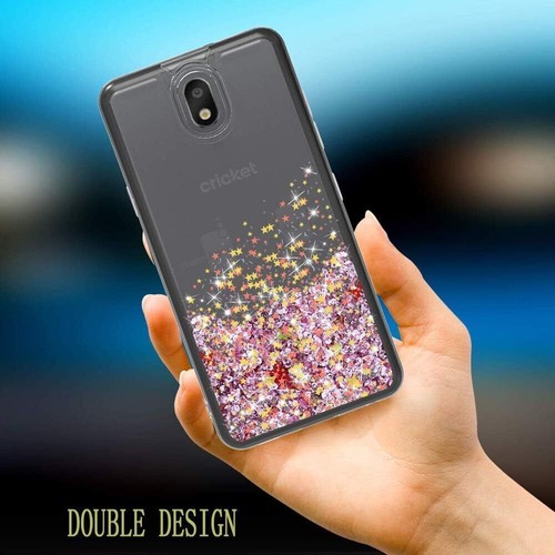 For LG K30 2019/Arena 2/Escape Plus Shockproof Glitter Liquid Hard Case Cover - Photo 28 sur 40