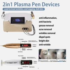 2 in1 Plasma Ozone Eyelid Lift Acne Winkle Removal Skin Tighten Beauty Machine