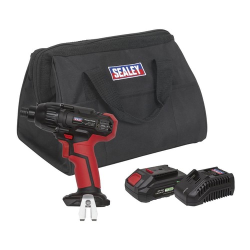 Sealey Impact Driver Kit 1/4" Hex Drive 20V 2Ah SV20 Series CP20VIDKIT1 - Picture 2 of 7