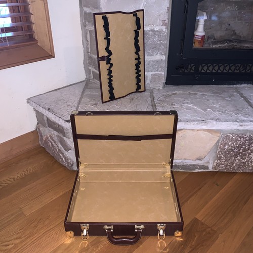 Vintage Salesman’s Display Case Silverware/Knife/Tool Box Hard Top Briefcase - Picture 6 of 12