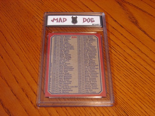 CHECKLIST--Unmarked***1973 TOPPS #224***Set BREAK***Mint 7****Mad DOG - Picture 2 of 2