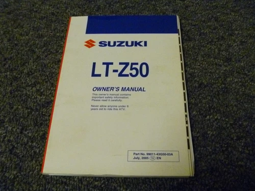 MANUAL, OWNERS | MODEL K6 E3