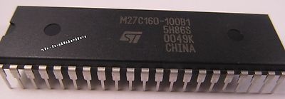 3 Stück/pcs. - M27C160-100B1 STM 16MB OTP-EPROM 100ns DIP42 - AE25/5431 
