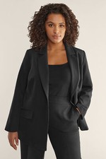 Evans Plus Size Single Breasted Blazer