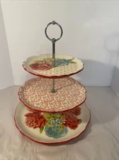 The Pioneer Woman Blossom Jubilee 3-Tier Serving Tray