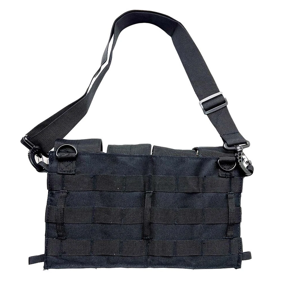 Bolso de mano VISM Magazine Carrier MOLLE 8-Mag Bolsa para rifle Bandolera Caza Disparo GRIS Foto 3 de 3