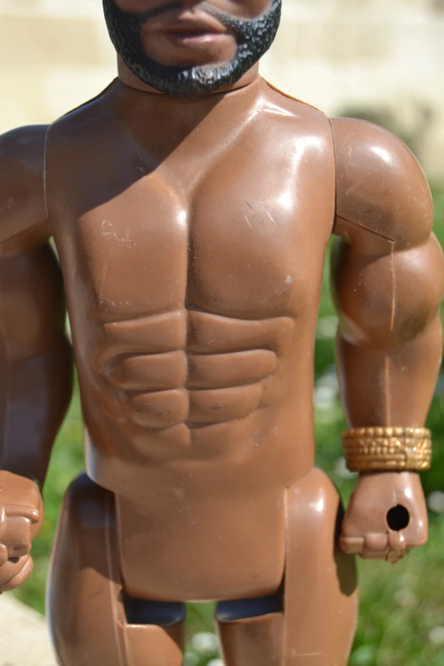 MISTER T. Mr T The A-TEAM L'Agence Tous risques 1983 Cannell Prod. figurine 31cm - Photo 3/4