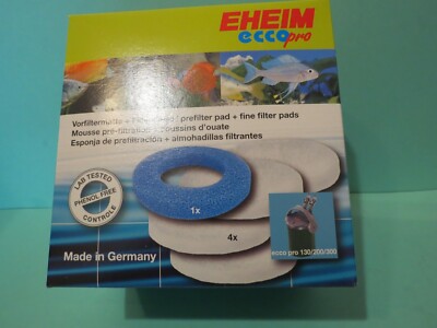 1 x Matte  4 x Vliese für Eheim Ecco pro 200  Deutscher Hersteller   EH 20145