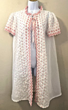 Robe Night Gown Brand/Size Illegible Excellent Vintage Condition Please Read