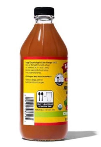 Bragg Bio Apfelessig Zitrus Ingwer roh und, 16 fl oz Neu - Bild 3 von 8