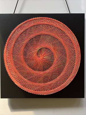 String Art 4 Loop Spiral Thread Wall Picture