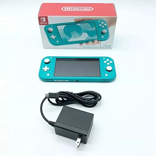 Nintendo Switch Lite Turquoise Game Handheld Console Box Excellent Region Free