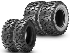 Set 4 6PR 25x8-12 25x10-12 ATV Tires UTV All Terrain 25x8x12 25x10x12 Heavy Duty