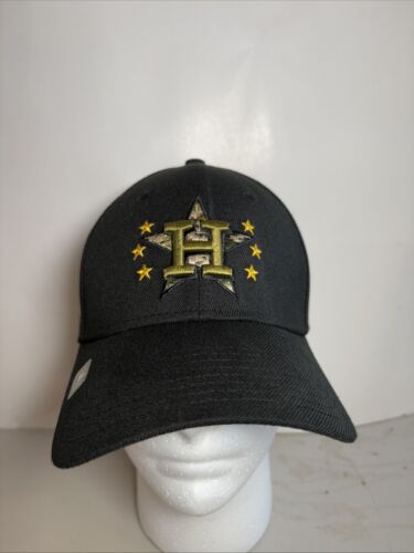 New Era 39Thirty Houston Astros 2024 Armed Forces Day MLB Hat NEW S/M