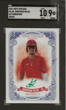 2021 ONYX VINTAGE GREEN, AUTO, PROSPECT /50, JONATHAN MEJIA, RC, STL, SGC 9