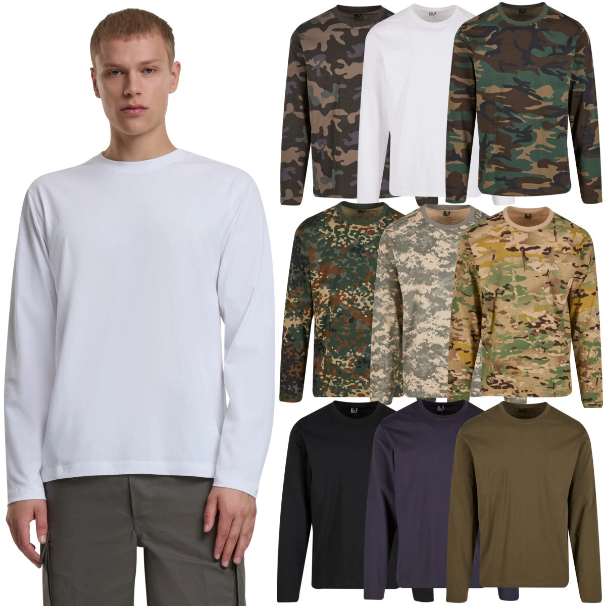 Brandit premium long sleeve shirt men's long sleeve shirt S-7XL cotton regular New
Opens in a new wi