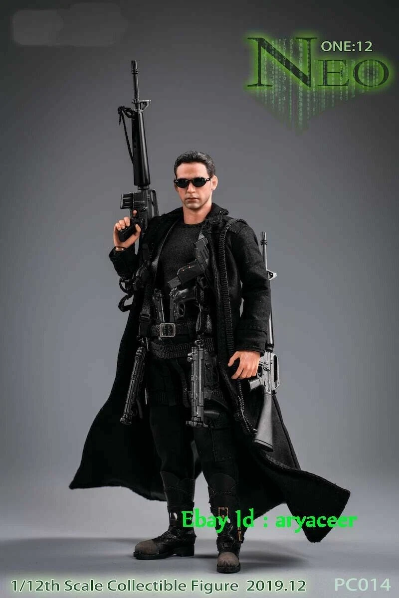 PCTOYS The Matrix 1/12 Neo 1.0 + Smith Virus PC014+026C Figure