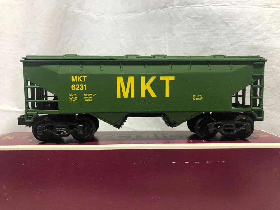 O Gauge K Line GS  K-6231 MKT Classic Hopper Car 3 Rail - Image 2 of 4