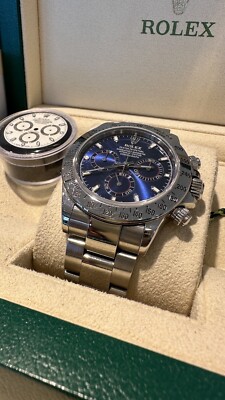 Rolex Daytona 116520 Stainless Steel w/ Blue Dial 4 116509