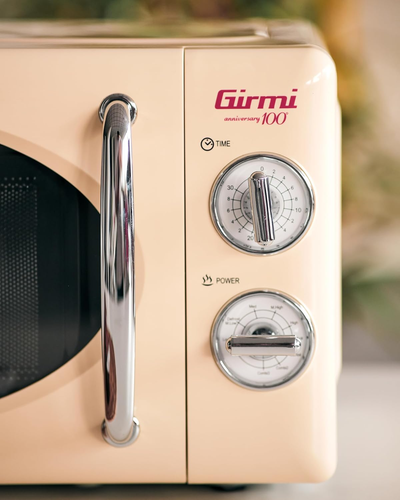 FM21 Forno Microonde Combinato Vintage Design, 20 Lt, 700+800W, Cottura Combinat - Foto 3 di 12
