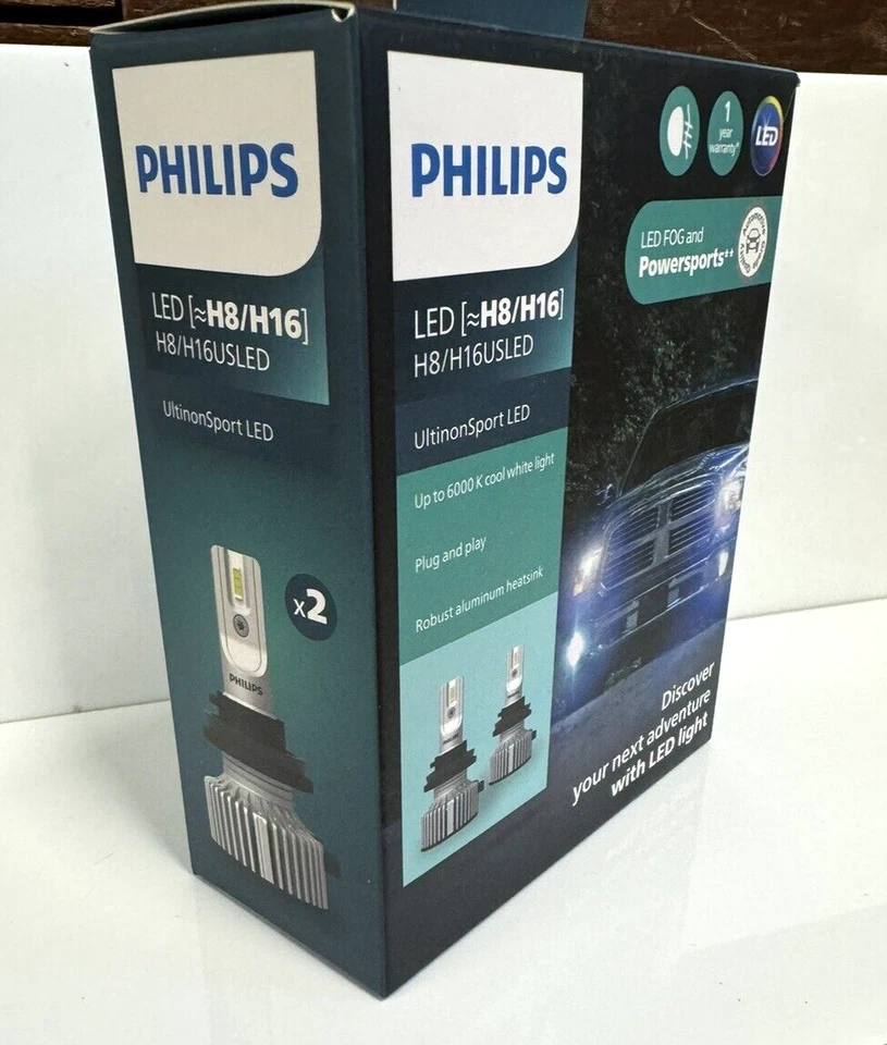 Luces antiniebla LED PHILIPS UltinonSport H16 Foto 2 de 4