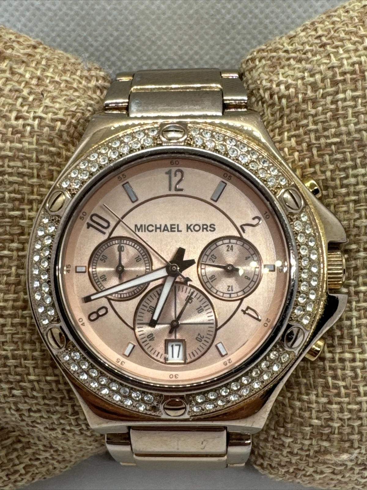 Michael Kors MK5450 Orologio Analogico Da Donna Oro Rosa Acciaio Inox JNA849