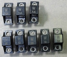 Lot of 8 Allen Bradley Type W Thermal Heater Elements, W36, W38,